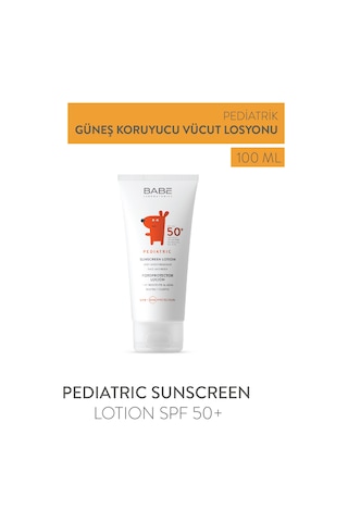 Babe Pediatric Sunscreen Lotion SPF50+ 100 ML - Bebek Ve Çocuk Güneş Losyonu