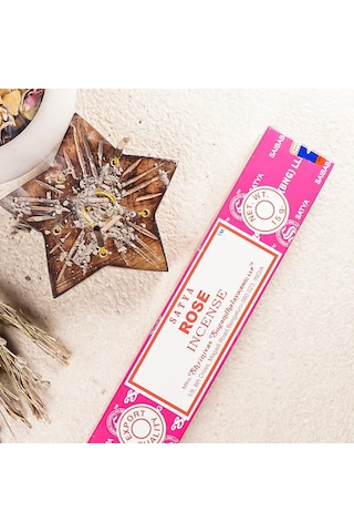 Satya Rose Gül Aromalı Masala Stick Tütsü