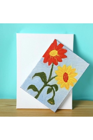 25X35 Cm, Tuval, Öğrenci Tipi, Resim Tuvali, Ahşap Çerçeve, Tual