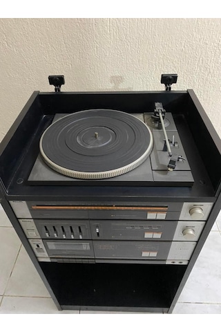 Philips F1340-60 052 Üç Katlı Pikaplı Müzik Seti