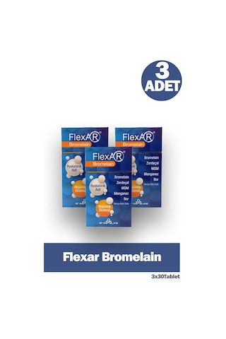 Flexar Bromelain 30 Tablet 3 Adet