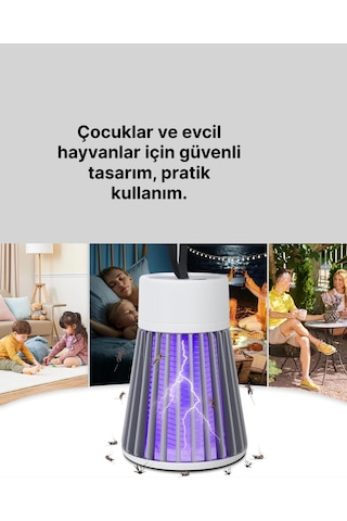 Çocuk - 635 - Ve Evcil Hayvan Dostu Sivrisinek - Glblseme - Yakalama Lambası