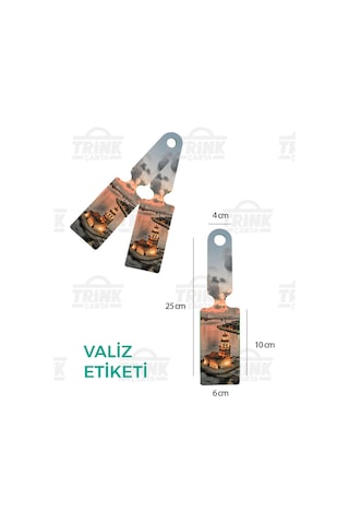 Trink Çanta Desenli Silikon Valiz Ve Bavul Bagaj İsimlikli Etiket 2 Adet Kız Kulesi Çok Renkli Trink Çanta Desenli Silikon Valiz Ve Bavul Bagaj İsimlikli Etiket 2 Adet Kız Kulesi Çok Renkli