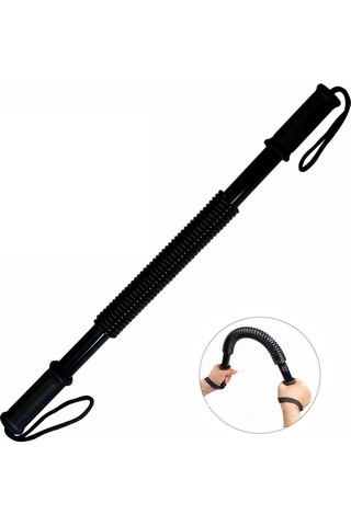 Spor Byfit Yüksek Direnç Seviyeli Bük Bük Egzersiz Aleti Siyah