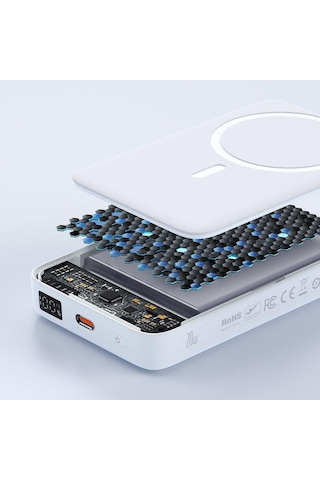 Mcdodo Mc-5100 10000 Mah 20w Manyetik Kablosuz Powerbank