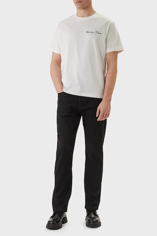 Calvin Klein Erkek T Shirt Lv04rf822g Yaf Beyaz Beyaz