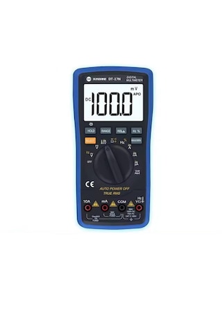 Dt-17n True Rms Otomatik Dijital Multimetre 1000v/10a, Sıcaklık Ölçümlü, Elektronik Ve Telefon Tamiri İçin