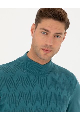Pierre Cardin Erkek Petrol Triko Kazak 50278099-vr102 Petrol
