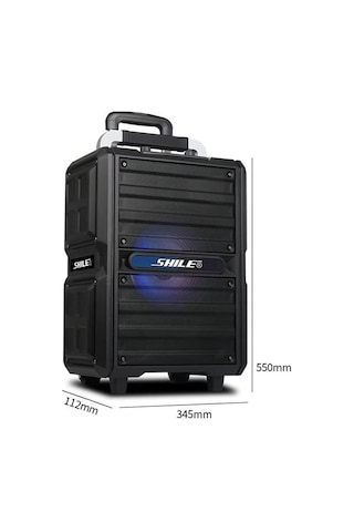 Shile Sl-2017 50 Watt Taşınabilir Seyyar Aktif Amfi Hoparlör Kabl