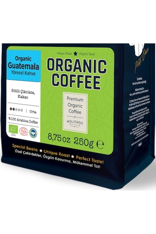 Moliendo Organic Guatemala Yöresel Çekirdek Kahve 250 G