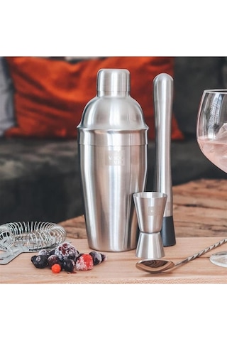 Vacu Vin Kokteyl Shaker Paslanmaz Çelik - Kutulu