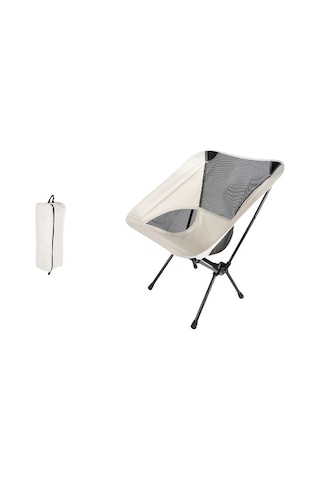 Dashanshop Ultra Hafif Katlanabilir Tam Siyah Acik Hava Kamp Sandalyesi Aluminyum Alasim Cerceve Tasima Cantali Tam Siyah