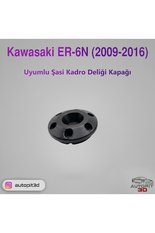 Kawasaki Er-6n 2009-2016 Uyumlu Şasi Kadro Deliği Kapağı