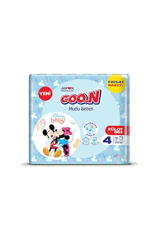 Goon Külot Bez Mutlu Bebek 4 Numara Maxi 78 Adet