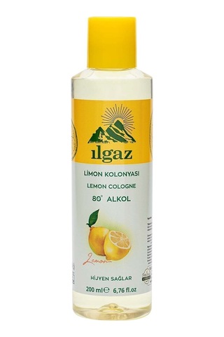 10 Lu Klasik Limon Kolonyası 80 Derece 200 Ml Ferahlatıcı & Hijyenik Büyük Set
