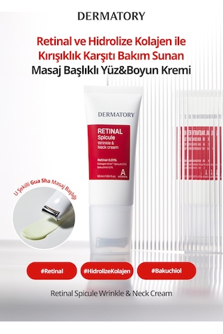 Kırışıklık Karşıtı, Masaj Başlıklı Yüz&boyun Kremi Dermatory Retinal Spicule Wrinkle&neck Cream