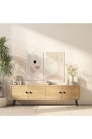 4054 Next 150 Cm Tv Ünitesi Sepet Meşe