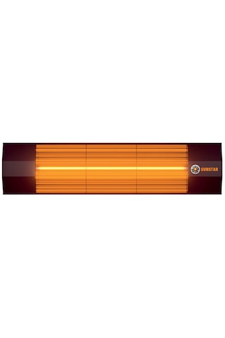 1800 Watt Sarı Işıklı Kumandasız Elektrikli Halojen Isıtıcı Soba Ip67 İç Mekânlara Uygun
