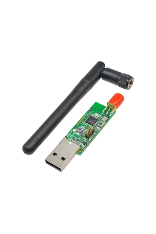 CC2531 USB Dongle + Anten 2.4Ghz Zigbee Wifi Bluetooth Kablosuz Data Yakalayıcı