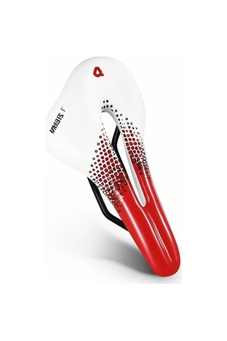 Neevoyu West Bıkıng Ergonomik Bisiklet Jantı - Yüksek Esnek, Ventileli, Konforlu - Yol Bisikleti, Dağ Bisikleti - Kırmızı Beyaz Çok Renkli