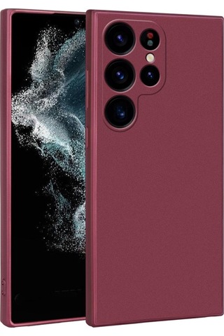 Samsung Galaxy Uyumlu S23 Ultra Kılıf Soft Mat Premier Case Kapak