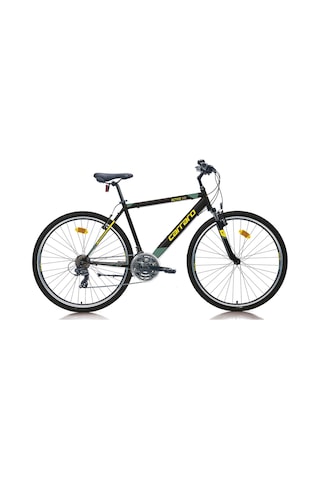 Carraro Active 290 28" Jant 52 CM Kadro 21 Vites Şehir Bisikleti SİYAH SARI