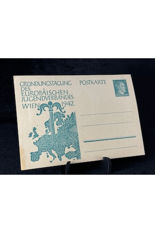 Antiye 6 Pf. H Tler Pullu Almanya 1942 Europaischer Postkongress Wien 1942 Tam Seri Özel Gün Damgalı
