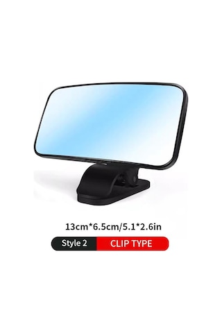 Seametal Araba İç Ayna Bebek Aynaları Pano Vantuz Ön Cam Güneşlik Plaka Klipleri Yardımcı Dikiz Aynası Gözlemleyin Clamp Square