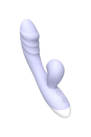 Pembe Tilki Emişli Curved Rabbit Vibratör Mor