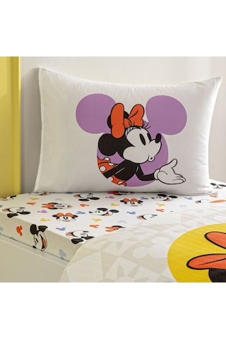Taç Lisanslı Disney Minnie&mickey Botanictek Kişilik Pamuk Pike Takımı 000000001000049936 Çok Renkli