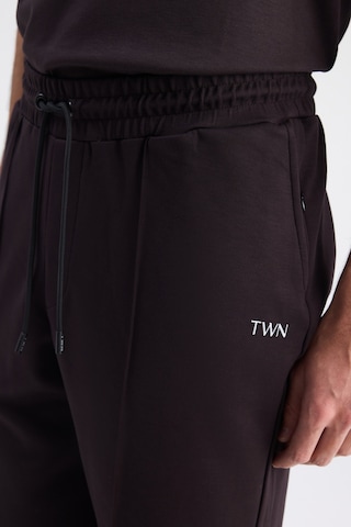 Twn Slim Fit Kahverengi Düz Örme Şort 6ec136172453m 201
