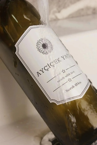 2'li Amber Cam Yağlık 750 Ml Zeytinyağı Ayçiçek Yağı Şiş...