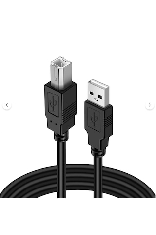 Drl Premium Usb 2.0 Yazıcı Kablosu 1.5 Metre - Yüksek Hızlı Tarayıcı Ve Data Kablosu 1,5m