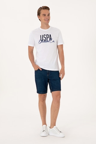 U.S. Polo Assn. Erkek Mavi Jean Şort 50306058-DN0030