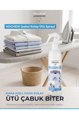 Toptancı Paketi Hochei İpeksi Kolay Ütü Spreyi 400 Ml X 20 Adet 20'li Set