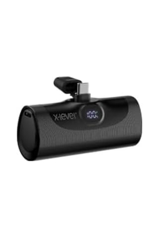 X-level Mini Powerbank Şarj Cihazı, 5000 Mah, 20w Hızlı Şarj, Type-c Giriş Ve Çıkış, Ultra Mini, Yüksek Kalite, Akım Korumalı, Aşırı Şarj Koruma, Yatay Stand, Led Ekranlı, Xp2304, Siyah