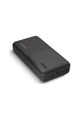 Polosmart Pbs132 Led Göstergeli 2 Usb 1 Pd Çıkışlı Taşınabilir Şarj Cihazı Powerbank Antrasit Antrasit