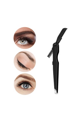 Dolıty Kaş Cımbızı Paslanmaz Alet 4mm Düz Uçlu Cımbız Siyah