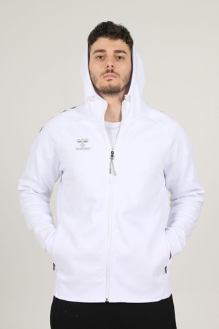 Hummel Armin Pro Pamuklu Sweatshirt Beyaz