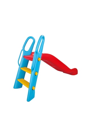 Çocuklar İçin Plastik Kaydırak, 141 Cm, Mavi-kırmızı-sarı