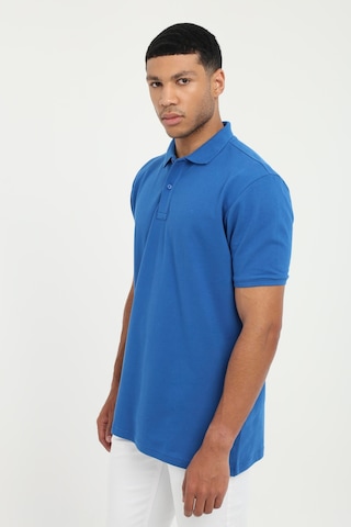 Dufy Erkek Slim Fit Polo Yaka Saks T-shirt-19294