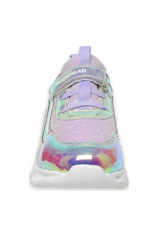 Buck4430 Glossy Shiny Işikli Günlük Lila Kız Çocuk Spor Ayakkabı-4913 Bh087 Lilac-green