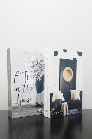 2'li Dekoratif Kitap Kutu Görünümlü A Three İn The House & Simplecity Temalı