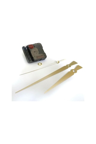 Saat Mekanizması 1. Sınıf Akar Sessiz Saat Mekanizması Askılı 3d Saatlerle Uyumlu Gold