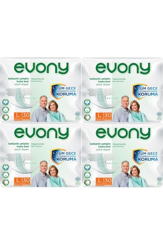 Evony Hasta Bezi Yetişkinl-büyük 120 Adet 4pk 30 L