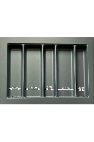 67/49 Cm Cekmece Kepçelik Grı 60/40 Cm Kadar Kesılebıır Gri