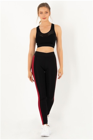 Miorre Doremi Active Sportive Üç Çizgili Tayt (487706606)