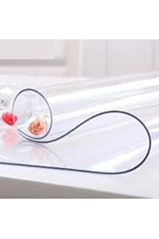 Muşamba Masa Örtüsü Şeffaf 1,5 Mm En: 70 Cm Kalın Pvc Masa Örtüsü