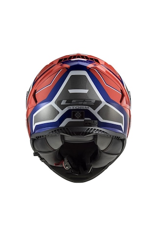 Ls2 Storm Faster Kırmızı Mavi Full Face Kapalı Kask