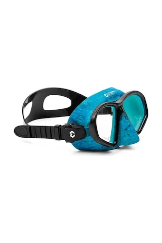 Dynamic Nord Dive Mask Mc 15 Iki Camlı Düşük Hacimli, Revo Ayna Efekti Lensli Dalış Maskesi Mavi